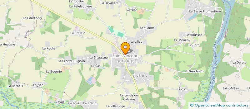 localisation de l'entreprise MONSIEUR JOFFREY LEGRAIN  SAINT-VINCENT-SUR-OUST