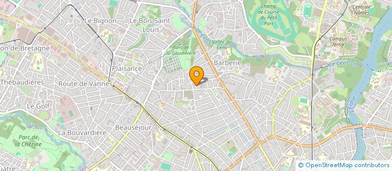 localisation de l'entreprise MONSIEUR JOFFREY LEGUEDE  NANTES