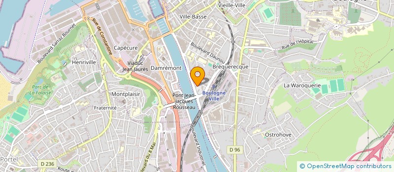 localisation de l'entreprise MONSIEUR JOFFREY LEQUEUTRE à BOULOGNE-SUR-MER