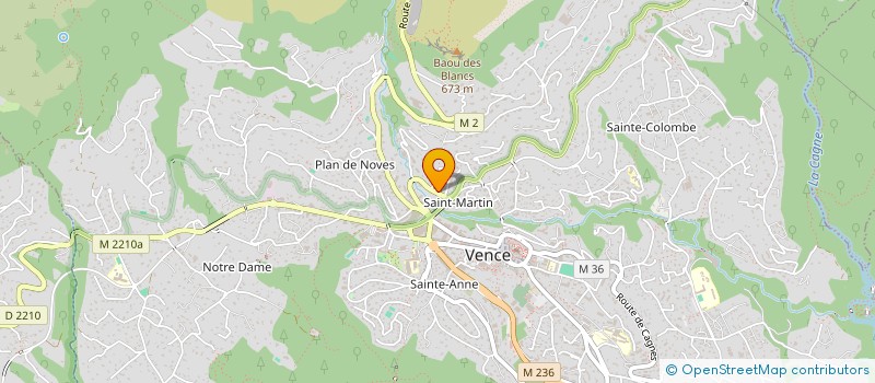 localisation de l'entreprise MONSIEUR JOFFREY LORRE  VENCE