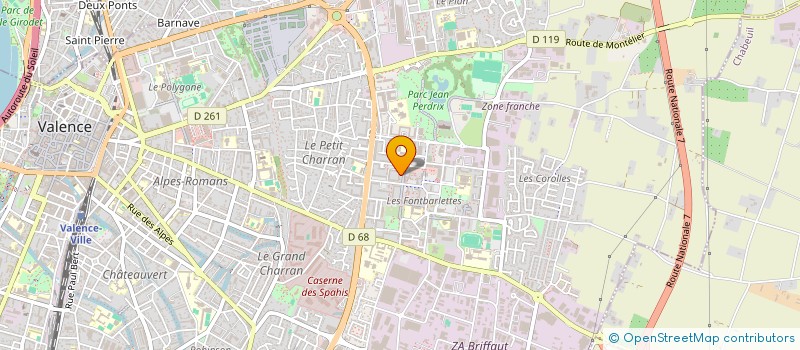 localisation de l'entreprise MONSIEUR JOFFREY MACZKOWSKI  VALENCE