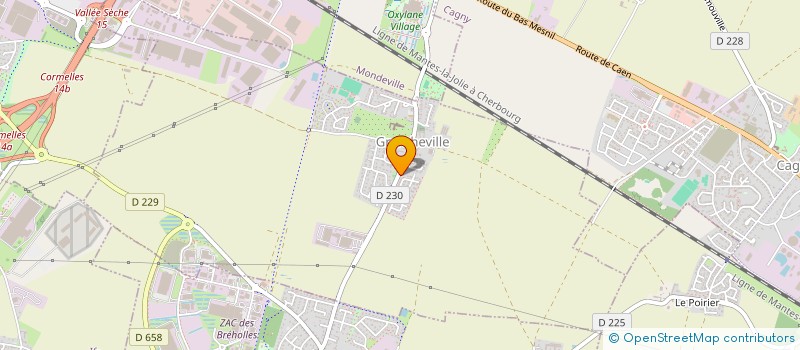 localisation de l'entreprise MONSIEUR JOFFREY MARIE  BOURGUEBUS