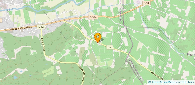 localisation de l'entreprise MONSIEUR JOFFREY MARTEL  BOLLENE