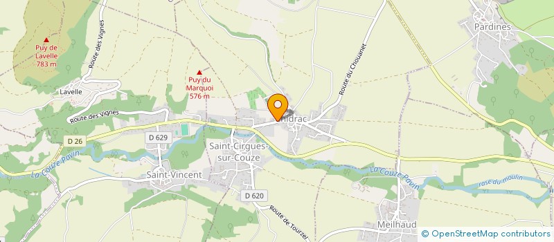 localisation de l'entreprise MONSIEUR JOFFREY MEALLET  CHIDRAC