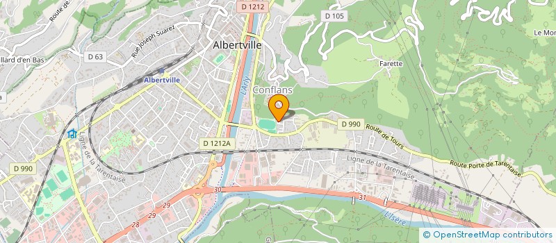 localisation de l'entreprise MONSIEUR JOFFREY MICHEL  ALBERTVILLE