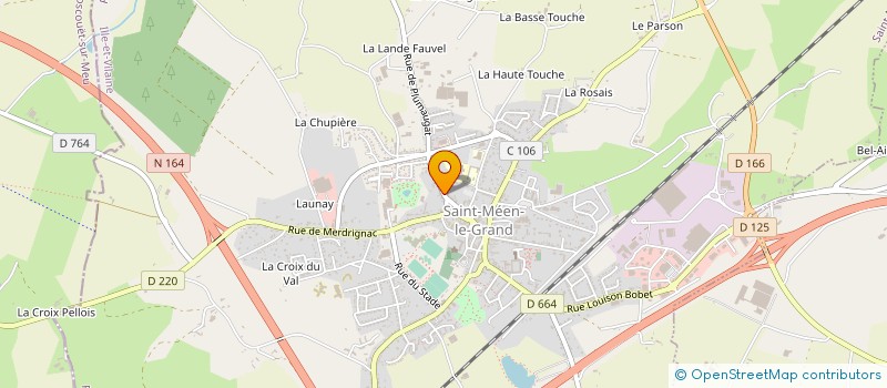 localisation de l'entreprise MONSIEUR JOFFREY MUZET  SAINT-MEEN-LE-GRAND