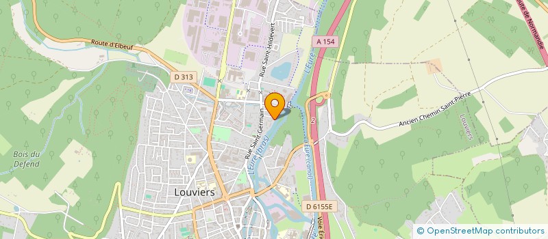 localisation de l'entreprise MONSIEUR JOFFREY PANNEQUIN  LOUVIERS