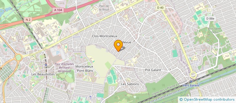 localisation de l'entreprise MONSIEUR JOFFREY PEMBA  VILLEPINTE