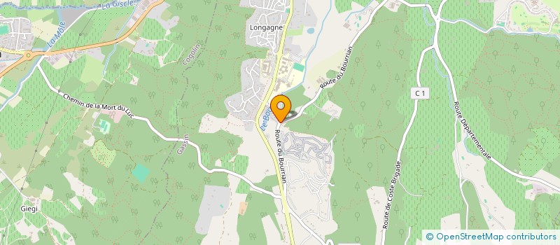 localisation de l'entreprise MONSIEUR JOFFREY PIGEON  GASSIN