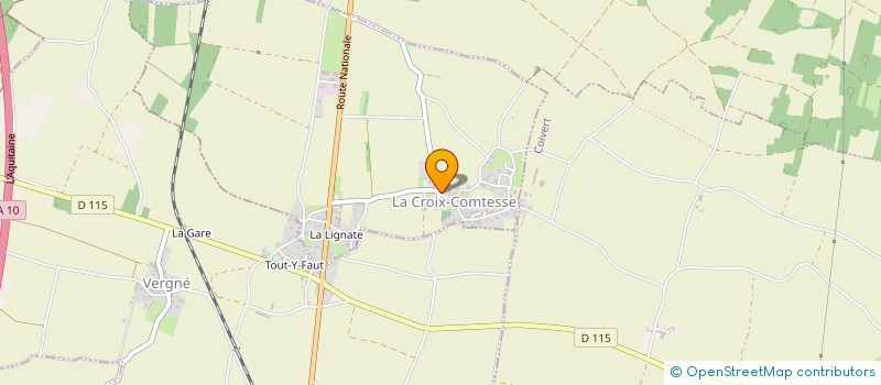 localisation de l'entreprise MONSIEUR JOFFREY REIGNIER  LA CROIX-COMTESSE