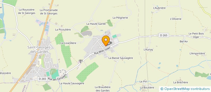 localisation de l'entreprise MONSIEUR JOFFREY REULIER  CHEMILLE-EN-ANJOU