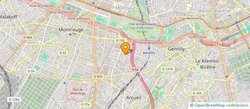 localisation de l'entreprise MONSIEUR JOFFREY ROUILLAT à GENTILLY