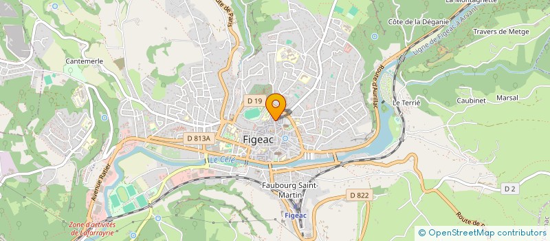 localisation de l'entreprise MONSIEUR JOFFREY SALOMON  FIGEAC