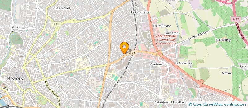 localisation de l'entreprise MONSIEUR JOFFREY SAURAT  BEZIERS