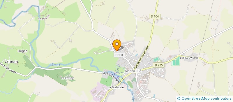 localisation de l'entreprise MONSIEUR JOFFREY SIGNES  LA BAZOUGE-DE-CHEMERE