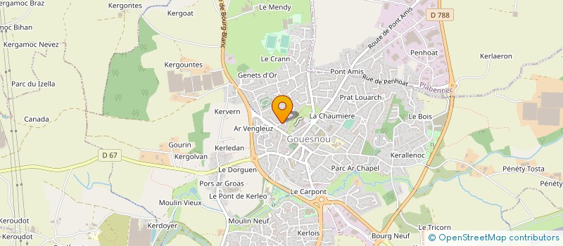 localisation de l'entreprise MONSIEUR JOFFREY SIRET  GOUESNOU