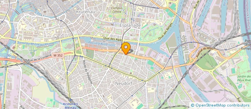 localisation de l'entreprise MONSIEUR JOFFREY SPITZER à STRASBOURG