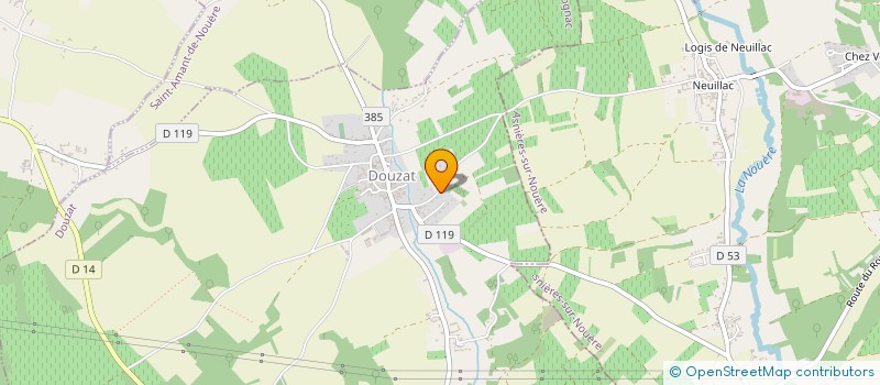 localisation de l'entreprise MONSIEUR JOFFREY TALLET à DOUZAT