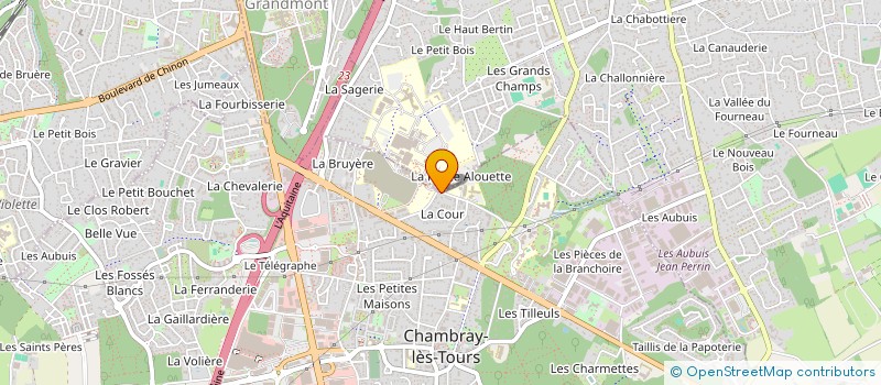 localisation de l'entreprise MONSIEUR JOFFREY URVOIS  CHAMBRAY-LES-TOURS