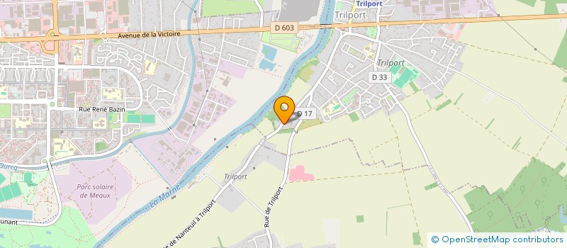 localisation de l'entreprise MONSIEUR JOFFREY VAZ  TRILPORT