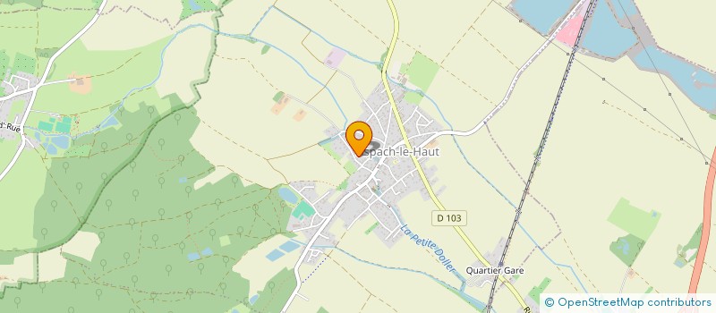 localisation de l'entreprise MONSIEUR JOFFREY ZEIMETH  ASPACH-MICHELBACH