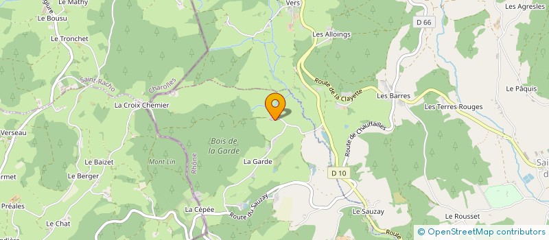 localisation de l'entreprise MONSIEUR JOFRAY JARRET  PROPIERES