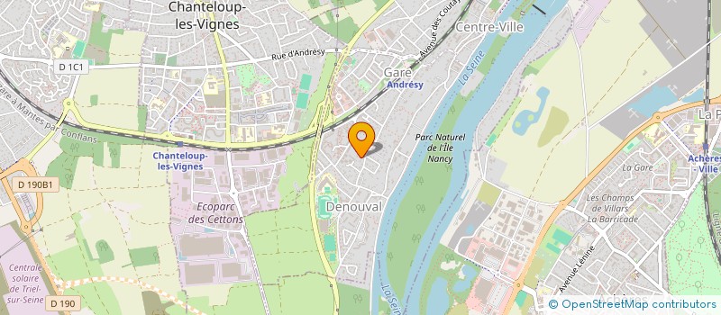 localisation de l'entreprise MONSIEUR JOHAIN ESADI  ANDRESY