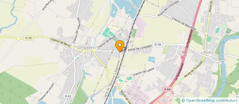 localisation de l'entreprise MONSIEUR JOHAN ALBERT  LONGAGES