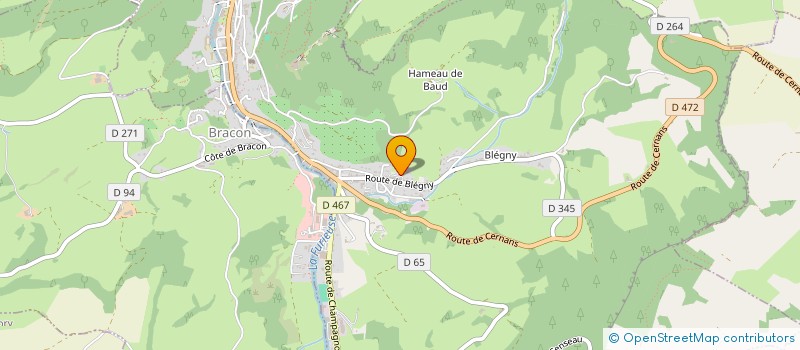 localisation de l'entreprise MONSIEUR JOHAN ALBIERO  SALINS-LES-BAINS