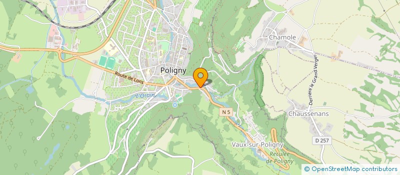 localisation de l'entreprise MONSIEUR JOHAN ALEONARD  POLIGNY