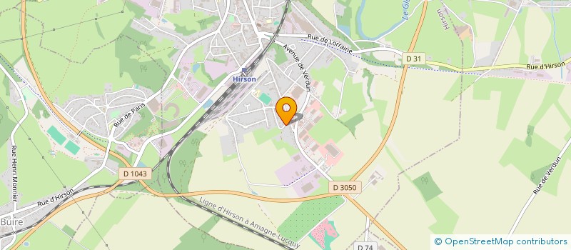 localisation de l'entreprise MONSIEUR JOHAN ARDOISE  HIRSON