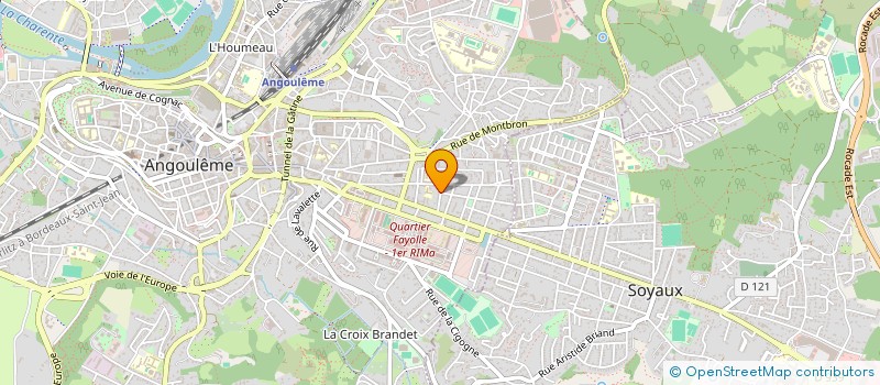 localisation de l'entreprise MONSIEUR JOHAN ARLIX à ANGOULEME