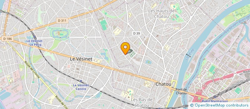 localisation de l'entreprise MONSIEUR JOHAN ARNOLIN  CHATOU