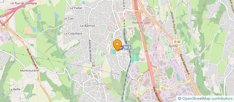 localisation de l'entreprise MONSIEUR JOHAN AUDRY  DARDILLY