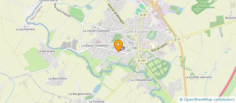 localisation de l'entreprise MONSIEUR JOHAN AUGERON  SAINT-FULGENT