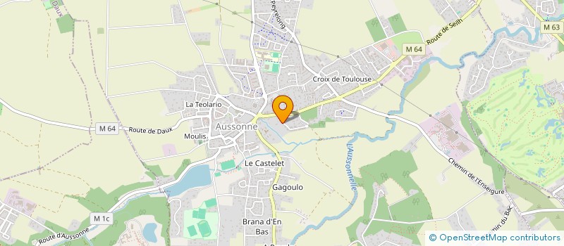 localisation de l'entreprise MONSIEUR JOHAN BARCLAY  AUSSONNE