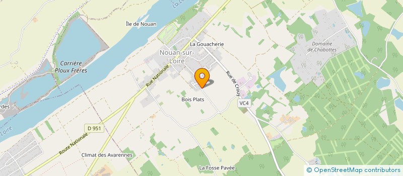 localisation de l'entreprise MONSIEUR JOHAN BARRIER  SAINT-LAURENT-NOUAN