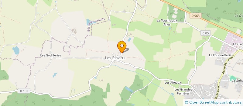 localisation de l'entreprise MONSIEUR JOHAN BENHACHAD à SAINT-LEGER-DE-LINIERES