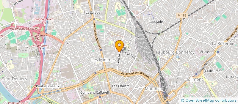 localisation de l'entreprise MONSIEUR JOHAN BERNIGOLE à TOULOUSE