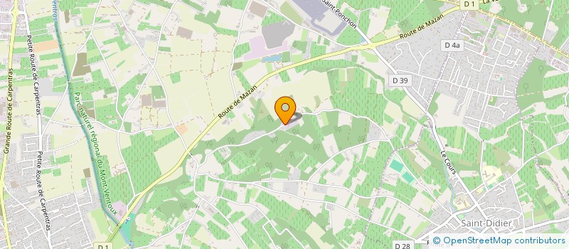 localisation de l'entreprise MONSIEUR JOHAN BLANC  PERNES LES FONTAINES