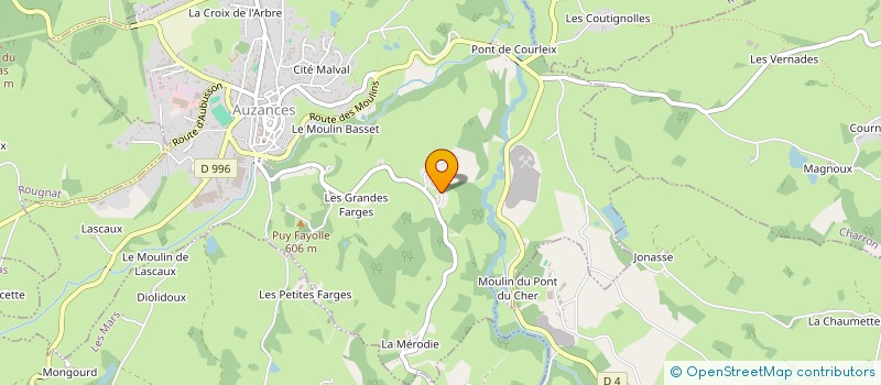 localisation de l'entreprise MONSIEUR JOHAN BLANCKAERT  AUZANCES