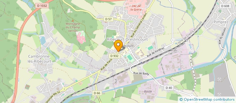 localisation de l'entreprise MONSIEUR JOHAN BOCXSTAEL  RIBECOURT-DRESLINCOURT