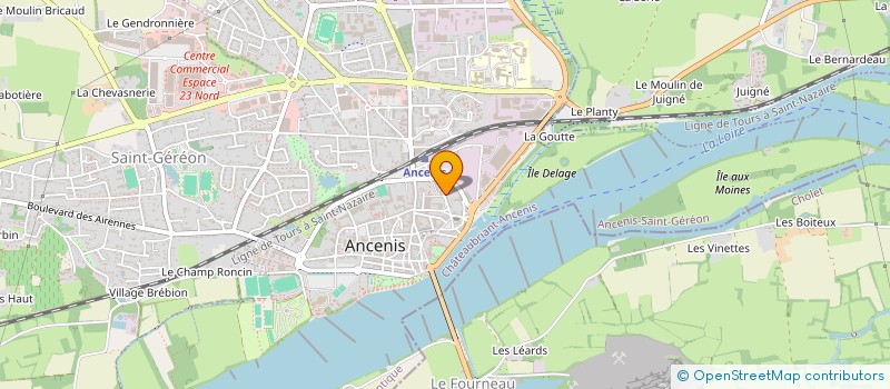 localisation de l'entreprise MONSIEUR JOHAN BODINEAU  ANCENIS-SAINT-GEREON