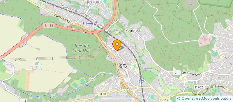 localisation de l'entreprise MONSIEUR JOHAN BOIXEL à IGNY