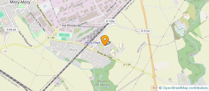 localisation de l'entreprise MONSIEUR JOHAN BORDIN  MITRY-MORY