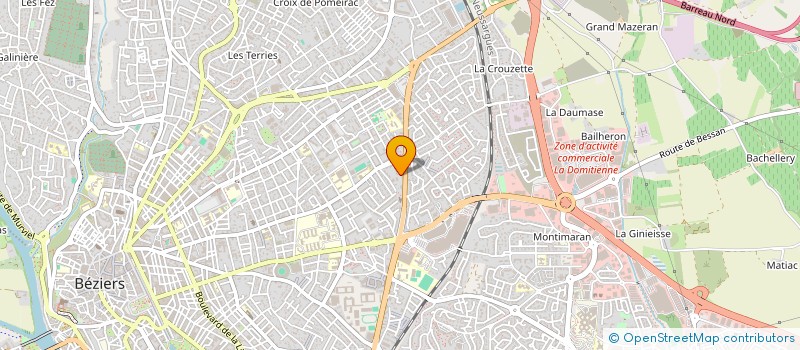 localisation de l'entreprise MONSIEUR JOHAN BOTELLA à BEZIERS