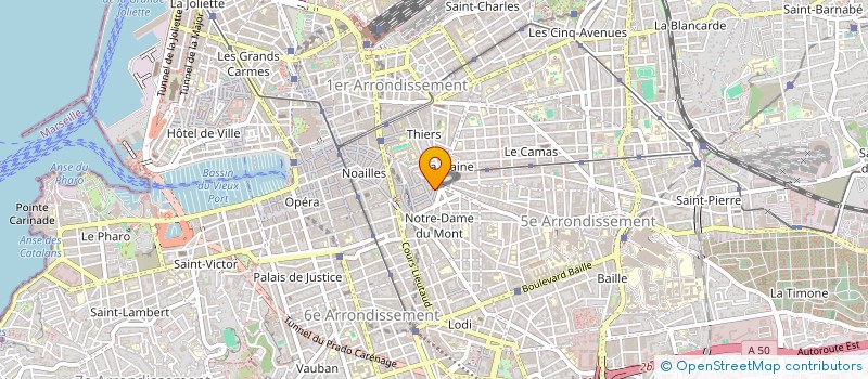 localisation de l'entreprise MONSIEUR JOHAN BOULERAND à MARSEILLE