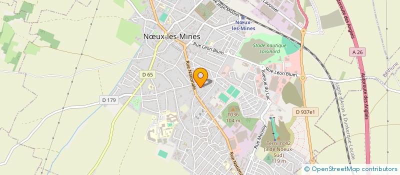 localisation de l'entreprise MONSIEUR JOHAN BOULET  NUX-LES-MINES