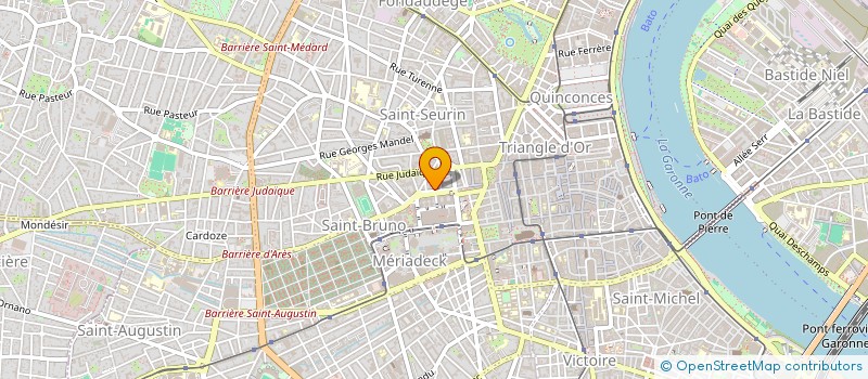 localisation de l'entreprise MONSIEUR JOHAN BROCARD  BORDEAUX