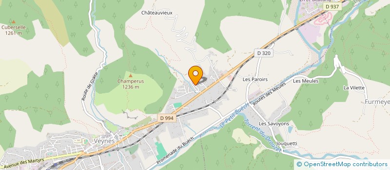 localisation de l'entreprise MONSIEUR JOHAN BROCHE  VEYNES